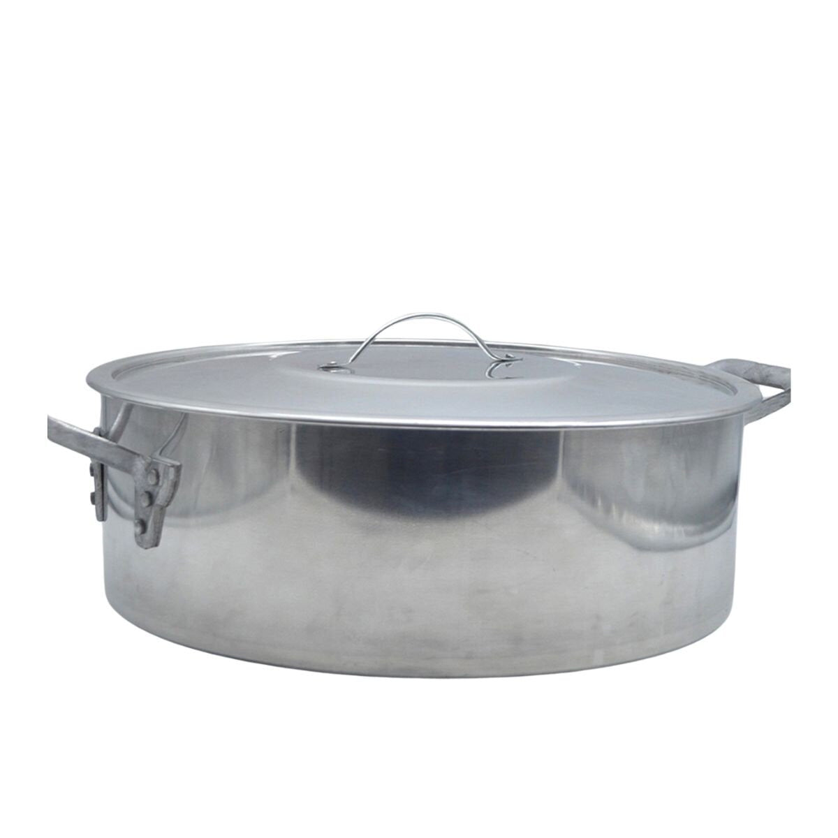 Budinera con Tapa Aluminio Triple Fuerte #50 33 lt 50x17 cm